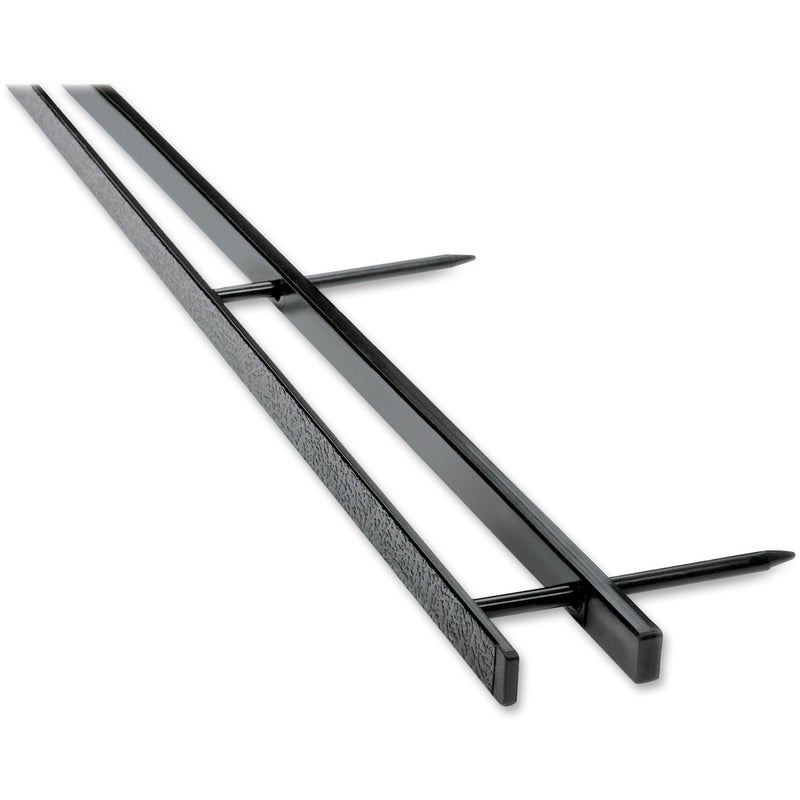 GBC Binding Spines, 25 Pack, Reclosable, 2" Depth, 4 Pin Spines, 200 Sheet Capacity, VeloBind, Black (9741630) - Image 1